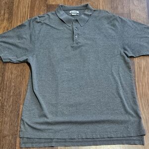 JOS. A. BANK mens sportswear golf polo SIZE LARGE COLOR Gray LL33